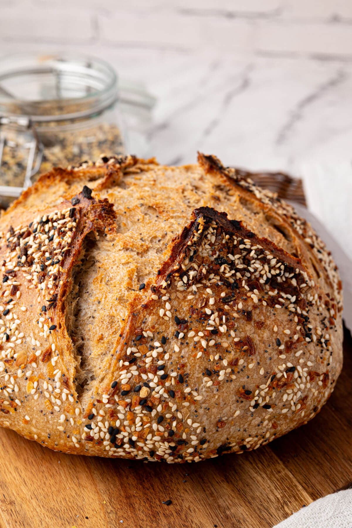 Everything Bagel Sourdough Loaf