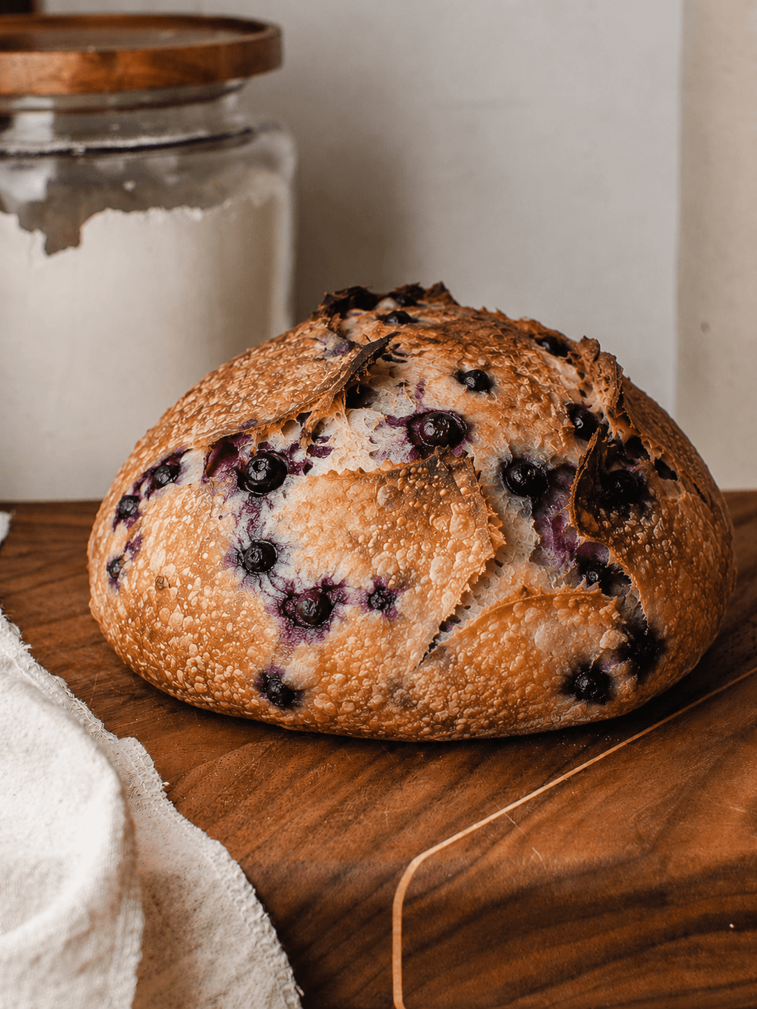 Blueberry Sourdough Loaf