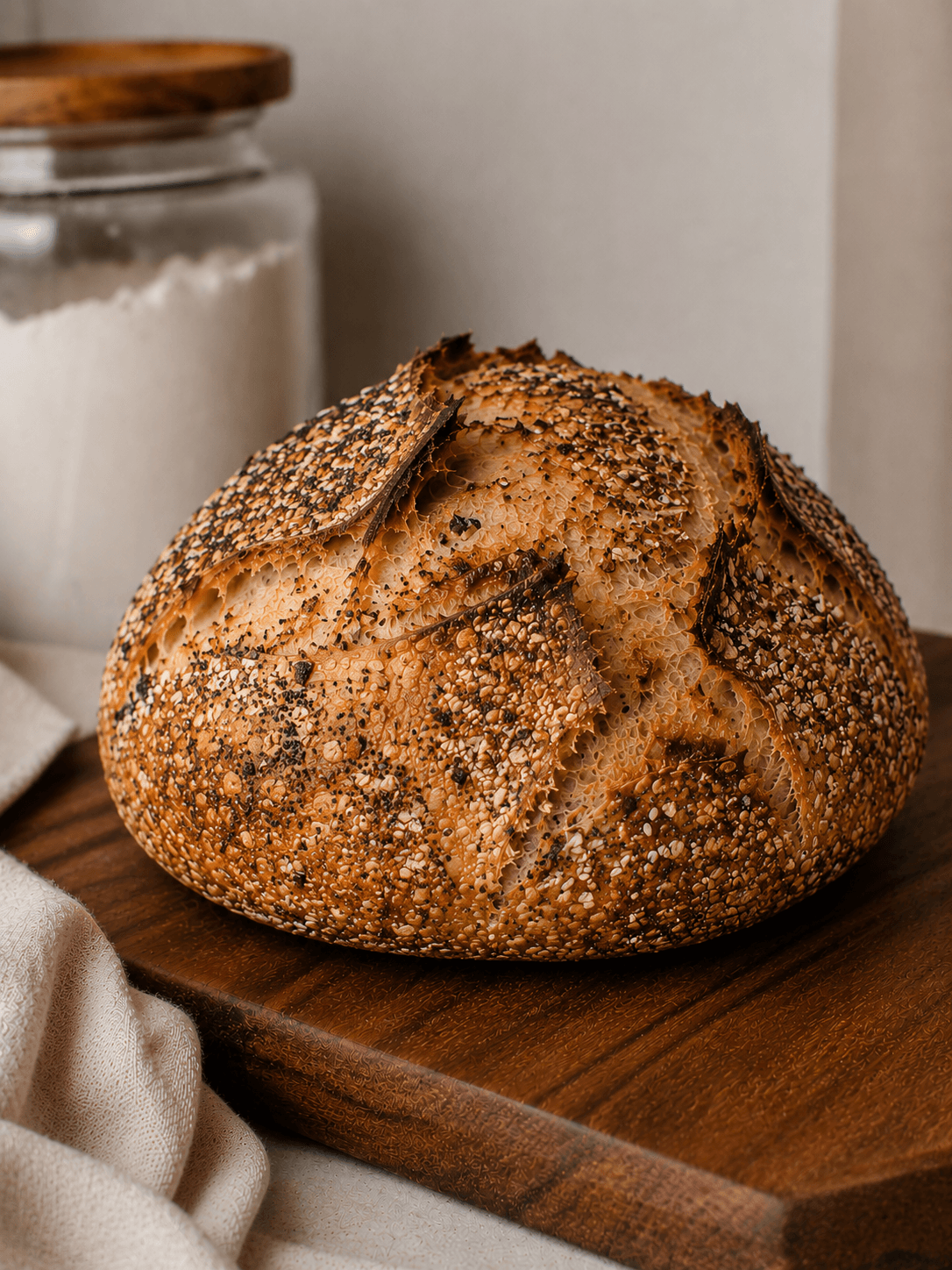 Everything Bagel Sourdough Loaf
